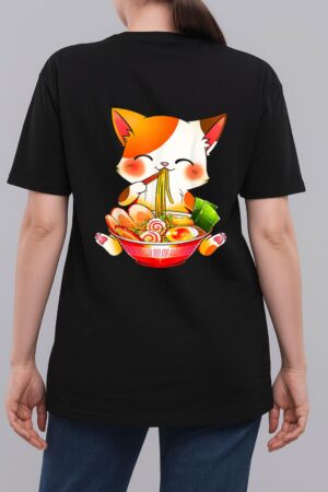 Ramen Cat Neko Anime Kawaii Japanese Merch Gifts Woman T-Shirt