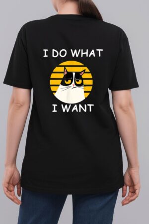 Retro I Do What I Want With My Cat Funny Cat Love Woman T-Shirt
