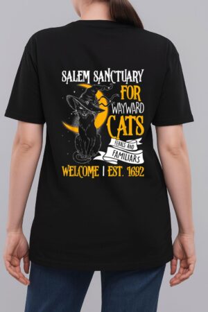 Salem Sanctuary For Wayward Cats Ferals And Familiars Woman T-Shirt