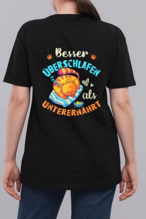 Sleep Cat Funny Pajama In German Woman T-Shirt