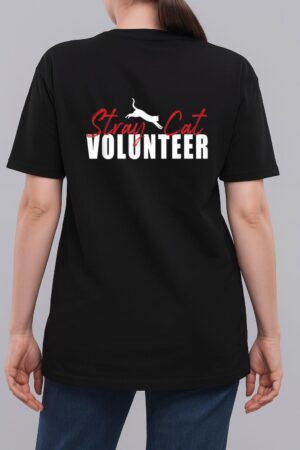 Stray Cat Volunteer Leaping Cat Woman T-Shirt