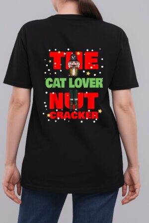 The Cat Lover Nutcracker Funny Christmas Family Group Pajama Woman T-Shirt