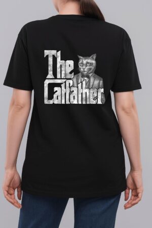 The Catfather Cat Father Mafia Father Cat Woman T-Shirt